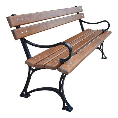 Gartenbank mit Armlehne WILLY, 180 cm